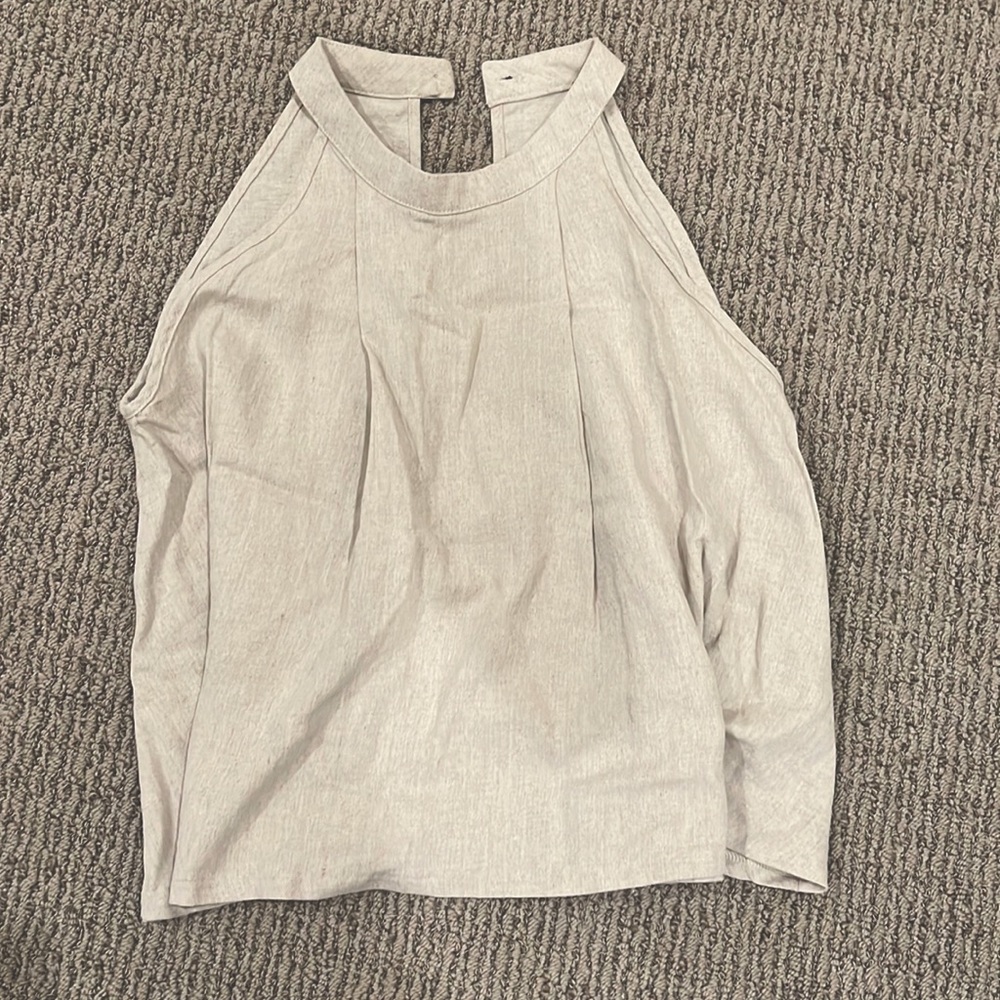 Beige tank top
